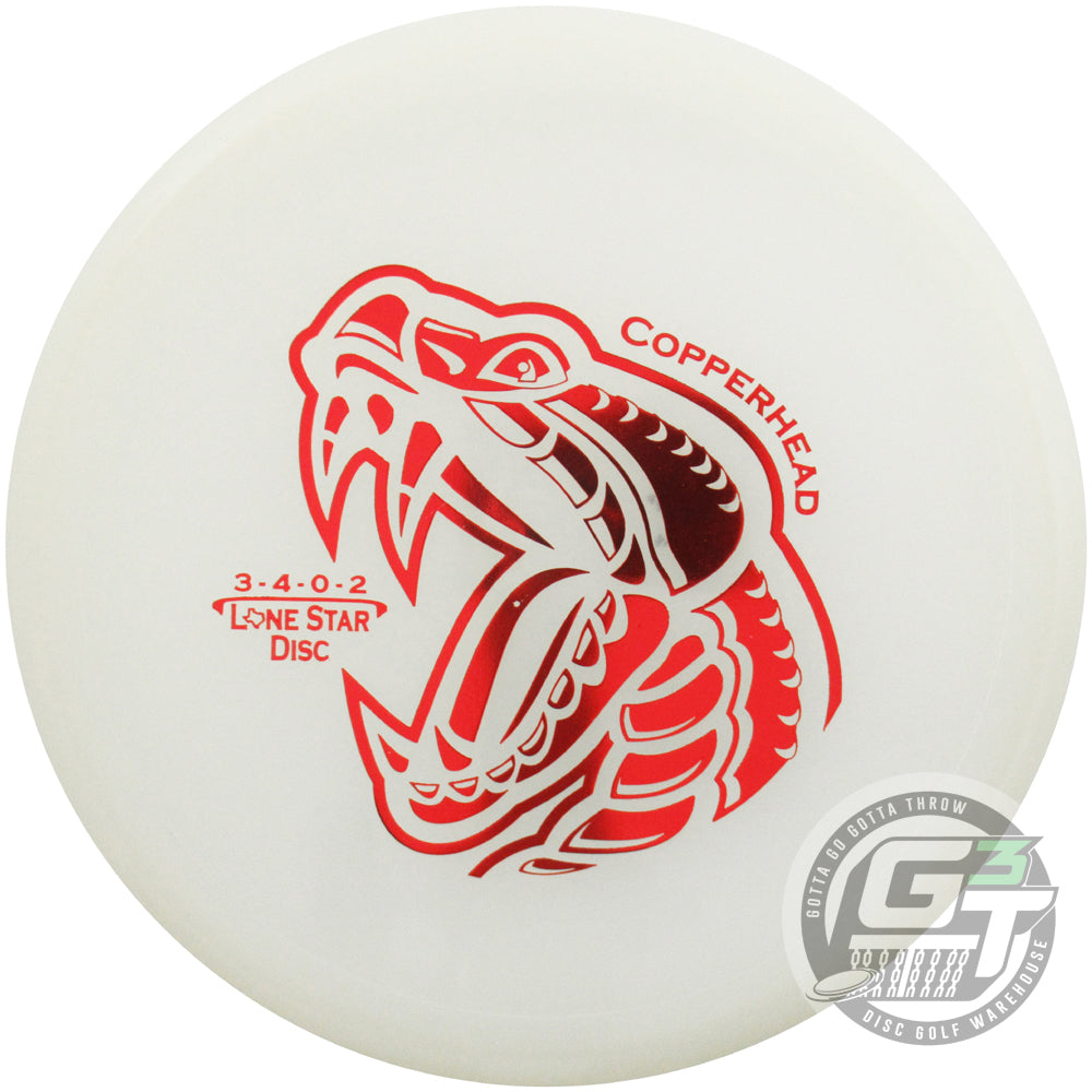 Lone Star Artist Series Glow Bravo Copperhead Putter Golf Disc