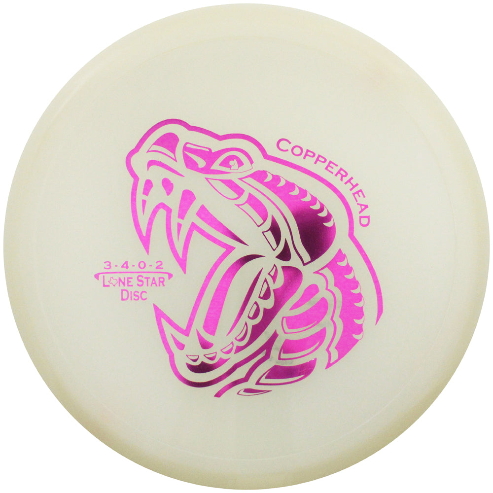 Lone Star Artist Series Glow Alpha Copperhead Putter Golf Disc