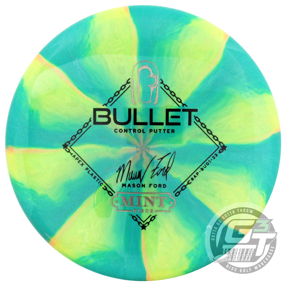 Mint Discs Mason Ford Signature Swirly Apex Bullet Putter Golf Disc