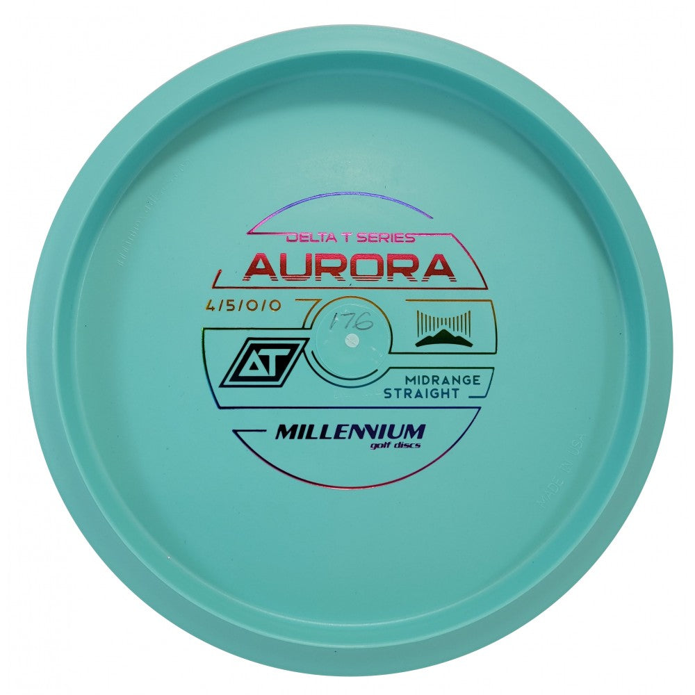 Millennium Bottom Stamp DT Aurora MS Midrange Golf Disc