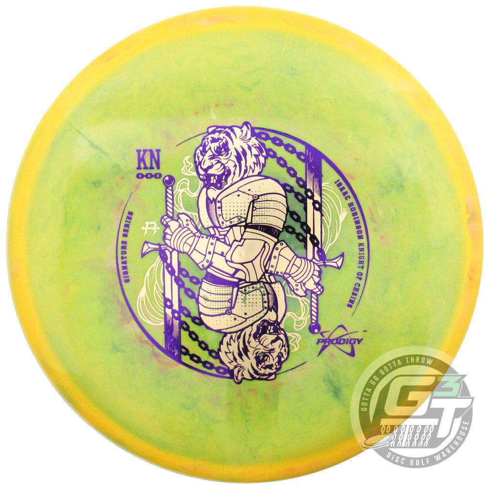 Prodigy Limited Edition 2023 Signature Series Isaac Robinson Knight of Chains 500 Spectrum M4 Midrange Golf Disc