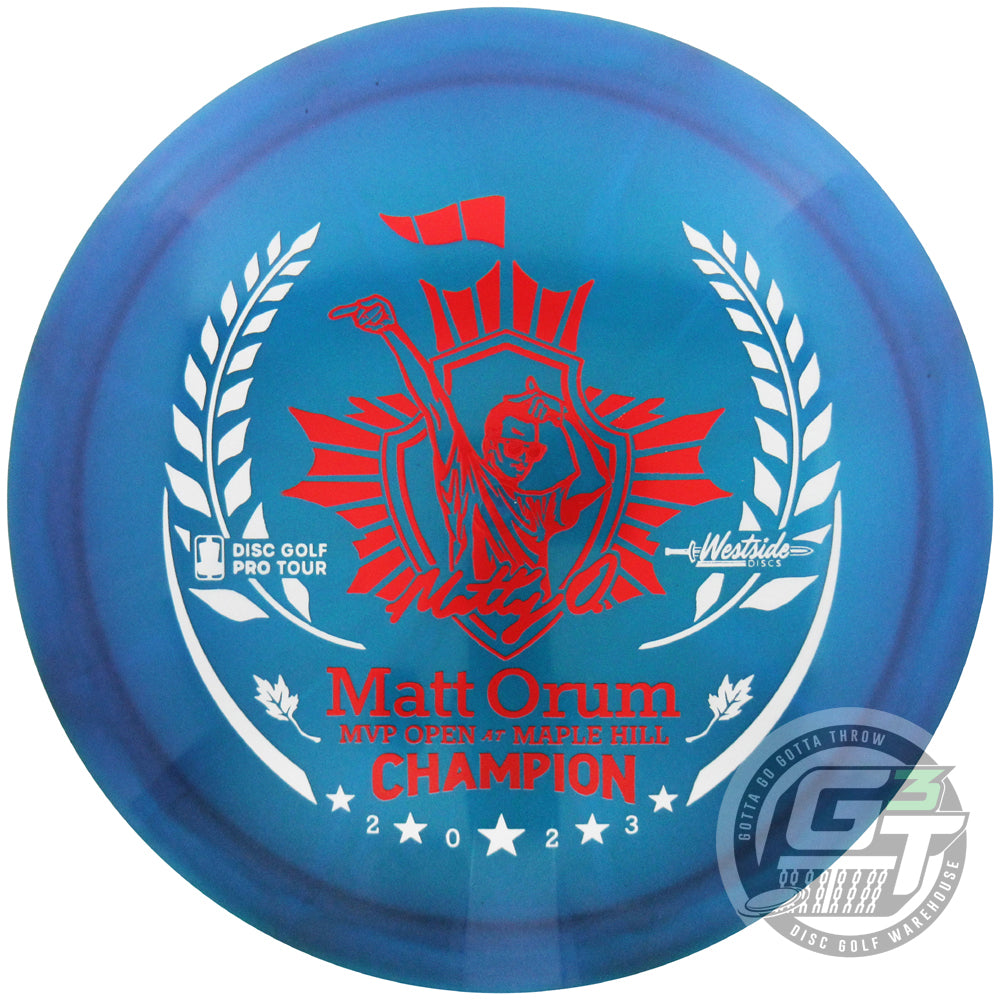 Westside Limited Edition Matt Orum 2023 MVP Open Champion Chameleon VIP-X Stag Fairway Driver Golf Disc