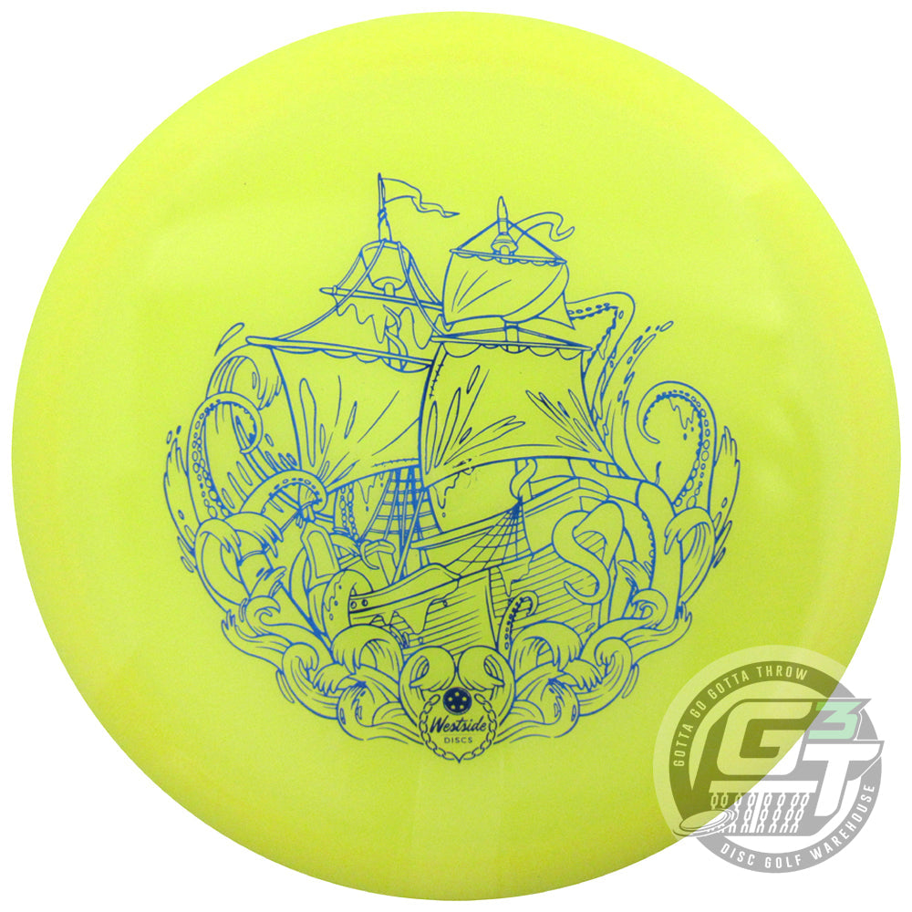 Westside Limited Edition Enchanted Vessel Stamp VIP Warship Midrange Golf Disc