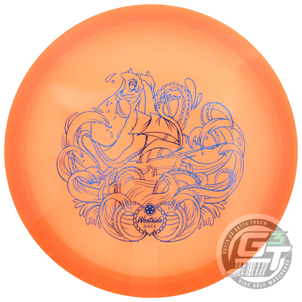 Westside Limited Edition Ocean's Terror Stamp VIP Ice Tursas Midrange Golf Disc