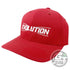 Discmania Apparel S / M / Red Discmania Evolution Logo FlexFit Disc Golf Hat