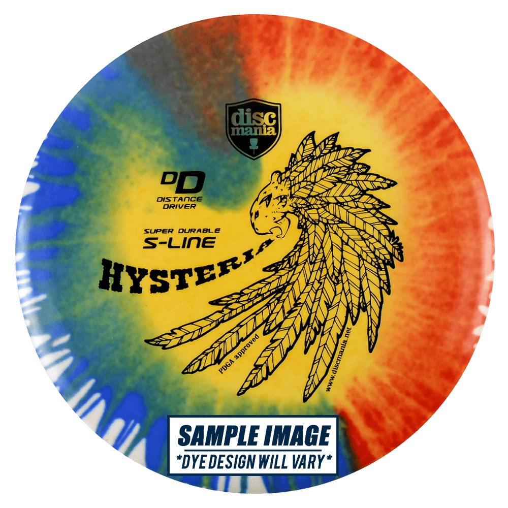 Discmania Golf Disc Discmania Tie-Dye S-Line DD Distance Driver Golf Disc