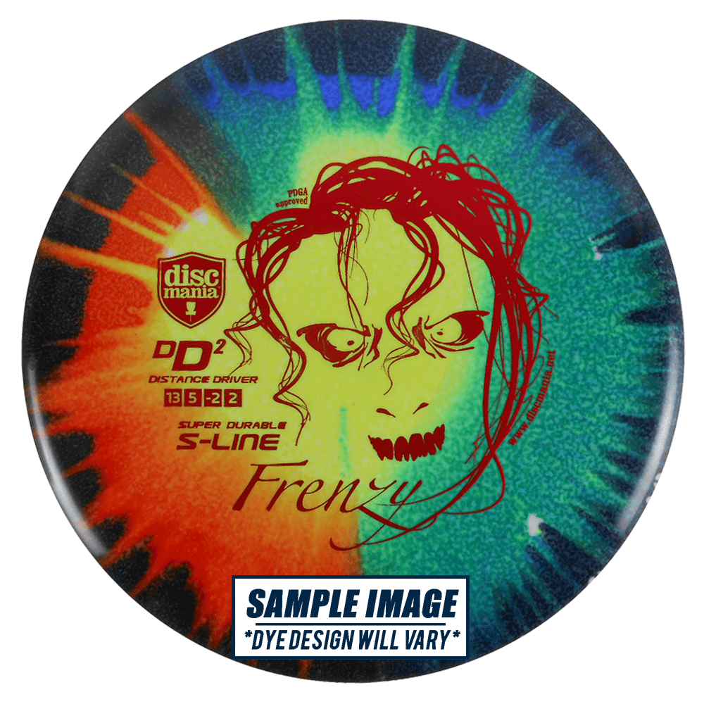 Discmania Golf Disc Discmania Tie-Dye S-Line DD2 Distance Driver Golf Disc