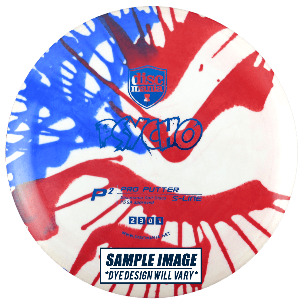 Discmania Golf Disc Discmania Tie-Dye S-Line P2 Pro Putter Golf Disc