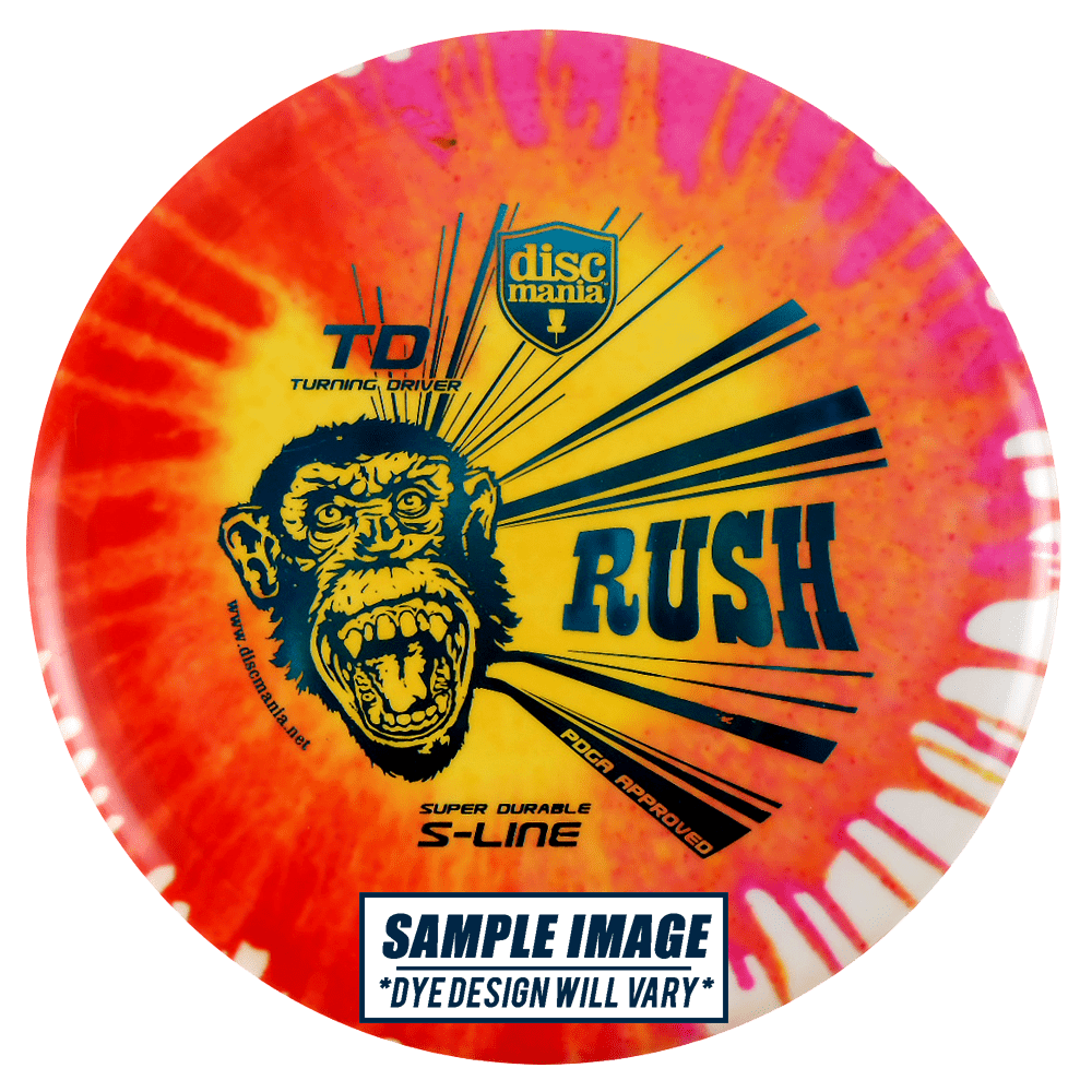 Discmania Golf Disc Discmania Tie-Dye S-Line TD Turning Driver Distance Driver Golf Disc