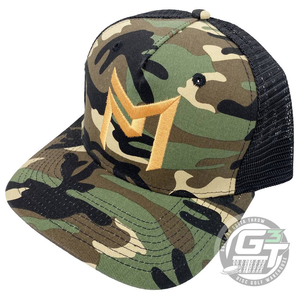 Discraft Apparel Camo Discraft Paul McBeth PM Logo Snapback Trucker Disc Golf Hat