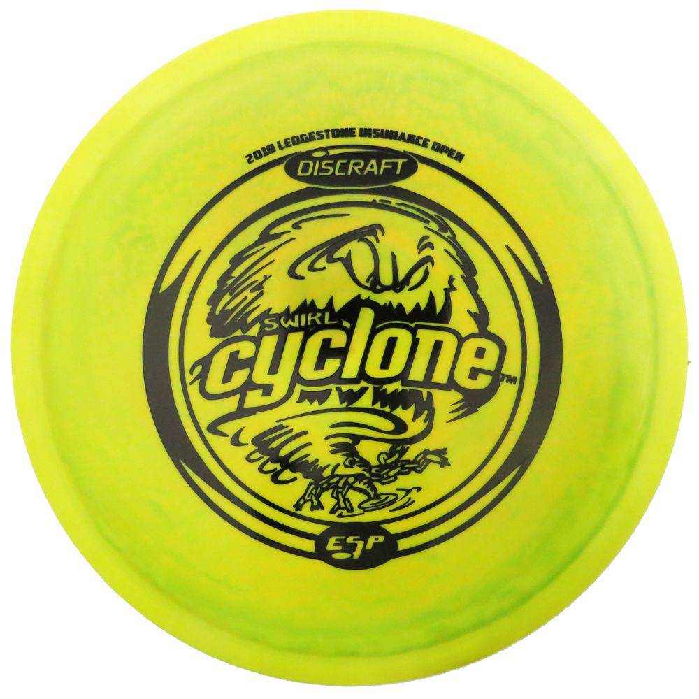 Discraft Golf Disc Discraft Limited Edition 2019 Ledgestone Open Swirly ESP Cyclone Fairway Driver Golf Disc