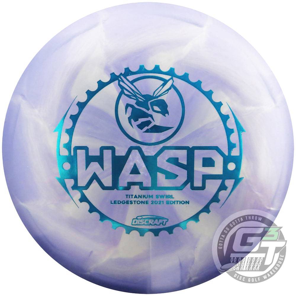 Discraft Golf Disc Discraft Limited Edition 2021 Ledgestone Open Titanium Swirl Wasp Midrange Golf Disc