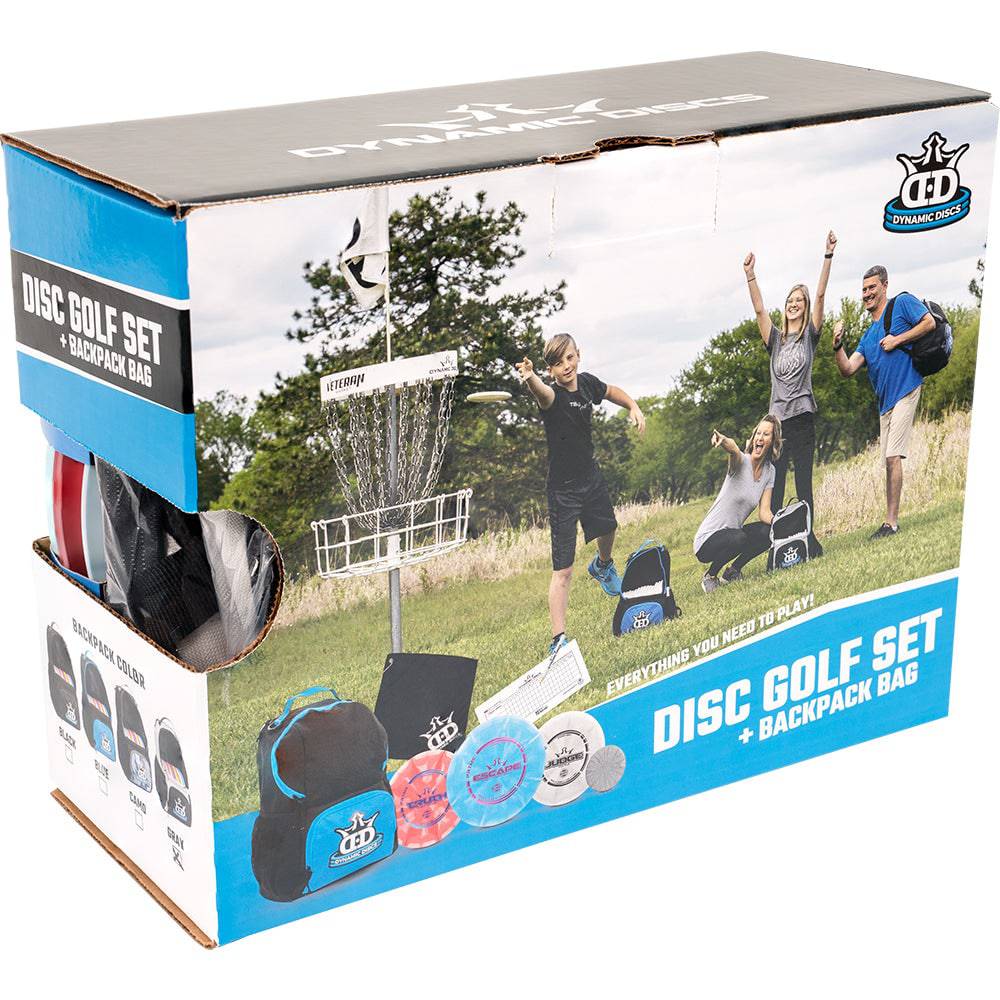 Dynamic Discs Golf Disc Dynamic Discs 3-Disc and Cadet Backpack Bag Prime Burst Starter Disc Golf Set