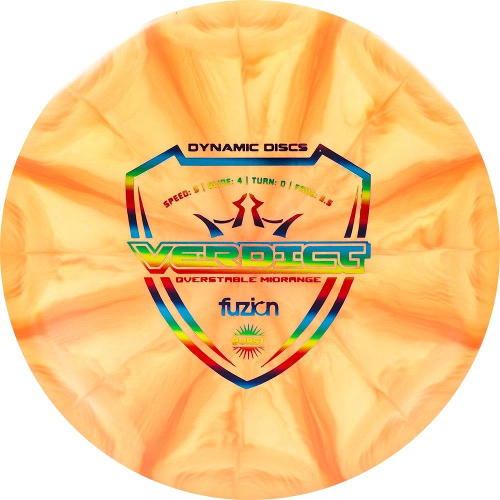 Dynamic Discs Golf Disc Dynamic Discs Fuzion Burst Verdict Midrange Golf Disc