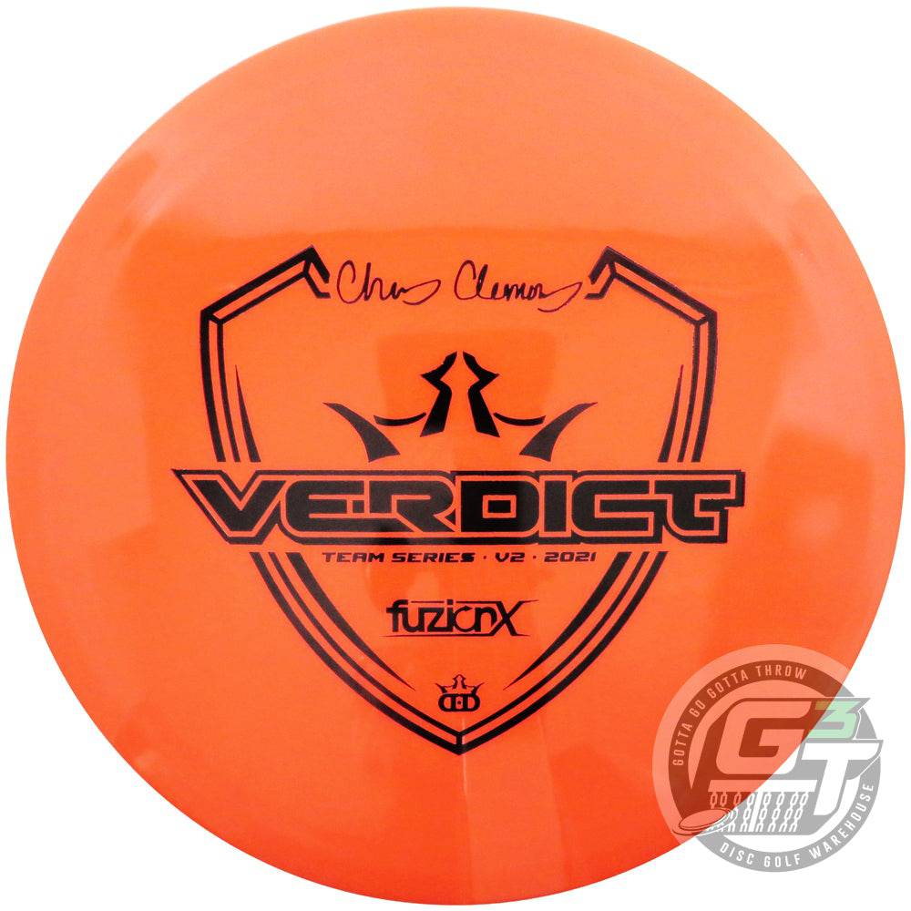 Dynamic Discs Golf Disc Dynamic Discs Limited Edition 2021 Team Series V2 Chris Clemons Fuzion-X Verdict Midrange Golf Disc