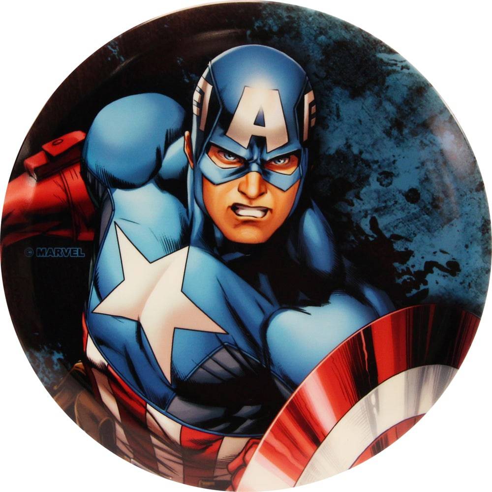 Dynamic Discs Golf Disc Dynamic Discs Marvel Captain America DyeMax Close and Personal Fuzion Suspect Midrange Golf Disc