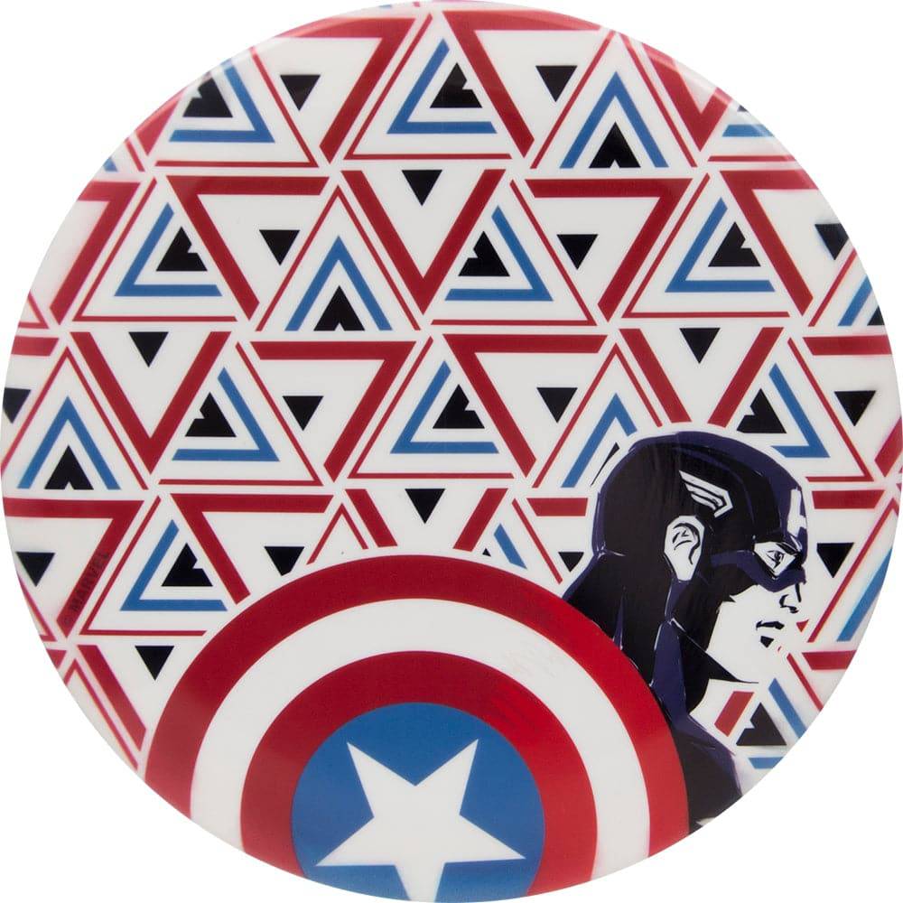 Dynamic Discs Golf Disc Dynamic Discs Marvel Captain America DyeMax Panorama Fuzion EMAC Truth Midrange Golf Disc