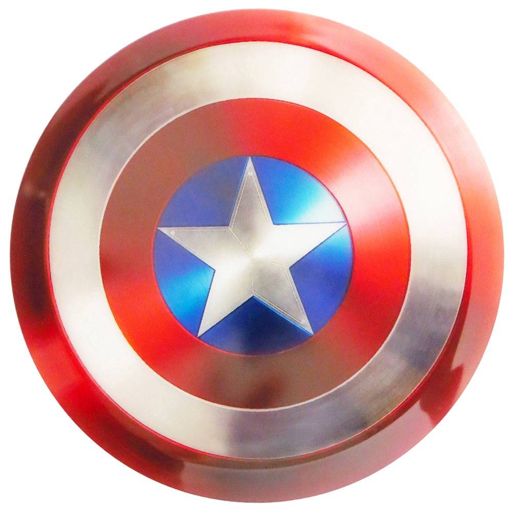 Dynamic Discs Golf Disc Dynamic Discs Marvel Captain America DyeMax Shield Fuzion Verdict Midrange Golf Disc