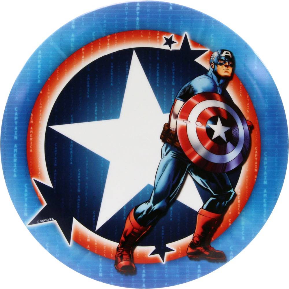 Dynamic Discs Golf Disc Dynamic Discs Marvel Captain America DyeMax Star Badge Fuzion Warden Putter Golf Disc