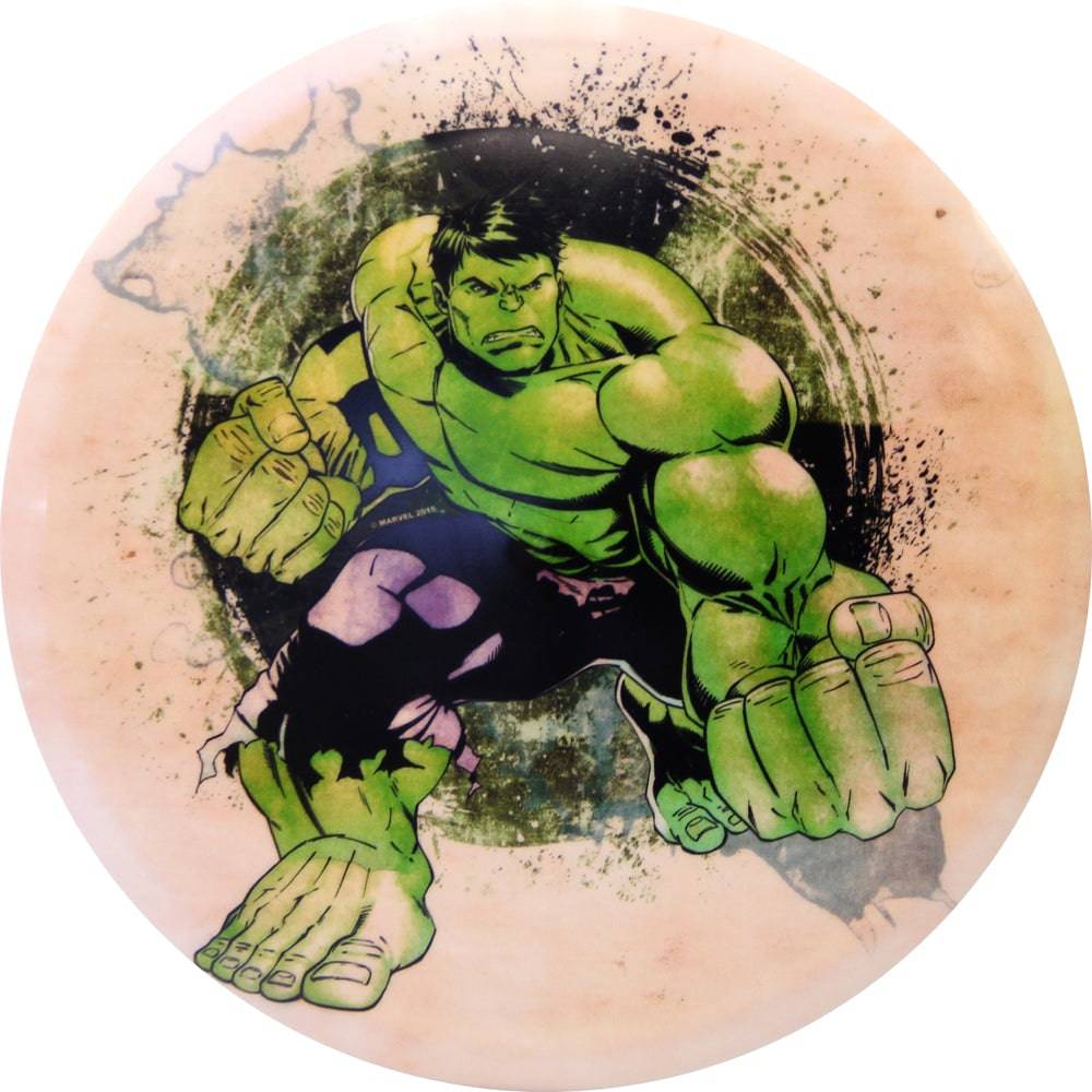 Dynamic Discs Golf Disc Dynamic Discs Marvel Hulk DyeMax Splatter Series Fuzion Warden Putter Golf Disc