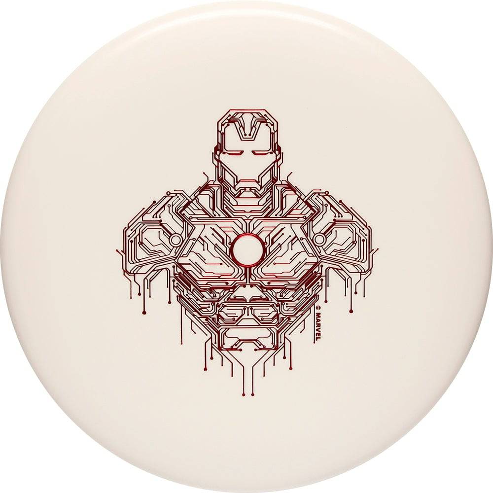 Dynamic Discs Golf Disc Dynamic Discs Marvel Iron Man Techno Lines Prime Judge Putter Golf Disc