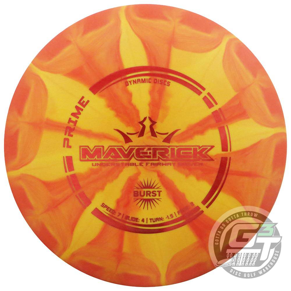 Dynamic Discs Golf Disc Dynamic Discs Misprint Prime Burst Maverick Fairway Driver Golf Disc