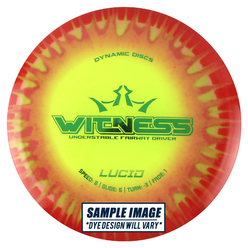 Dynamic Discs Golf Disc Dynamic Discs MyDye Lucid Witness Fairway Driver Golf Disc