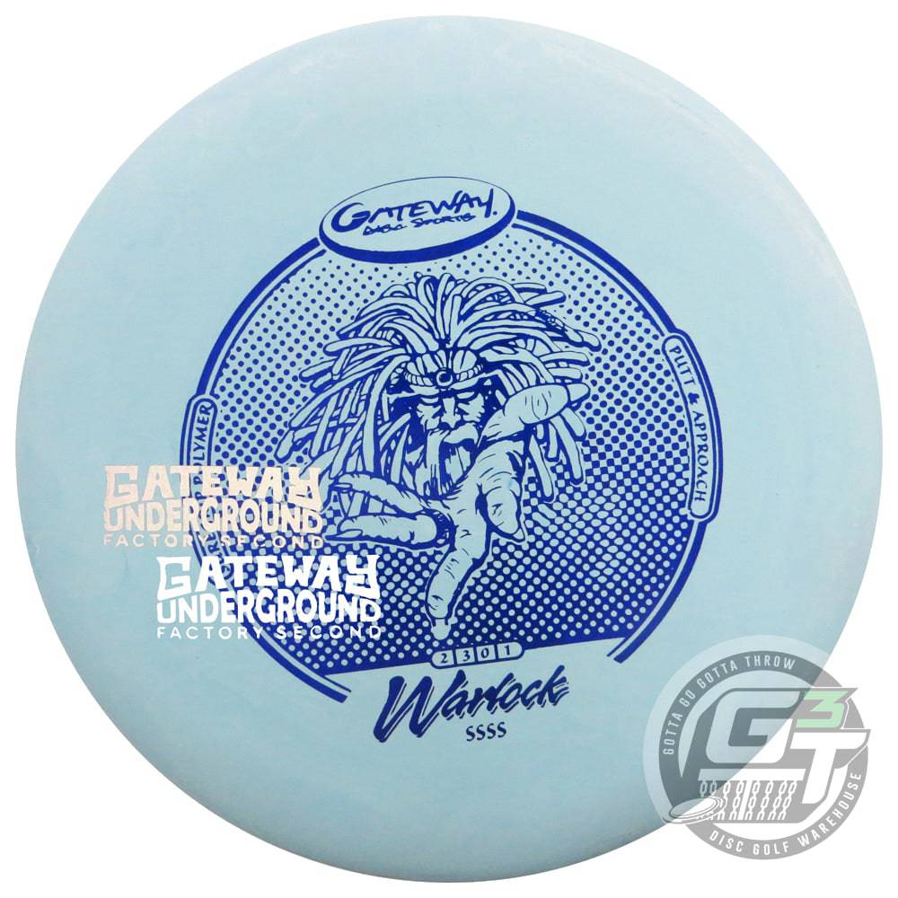 Gateway Disc Sports Golf Disc Gateway Factory Second Sure Grip 4S Warlock Putter Golf Disc