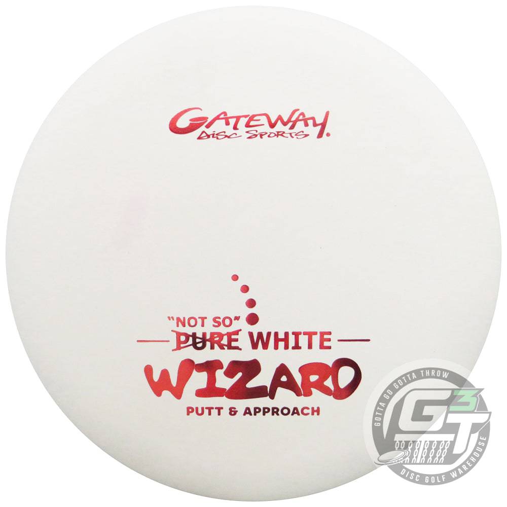 Gateway Disc Sports Golf Disc Gateway "Not So" Pure White Wizard Putter Golf Disc