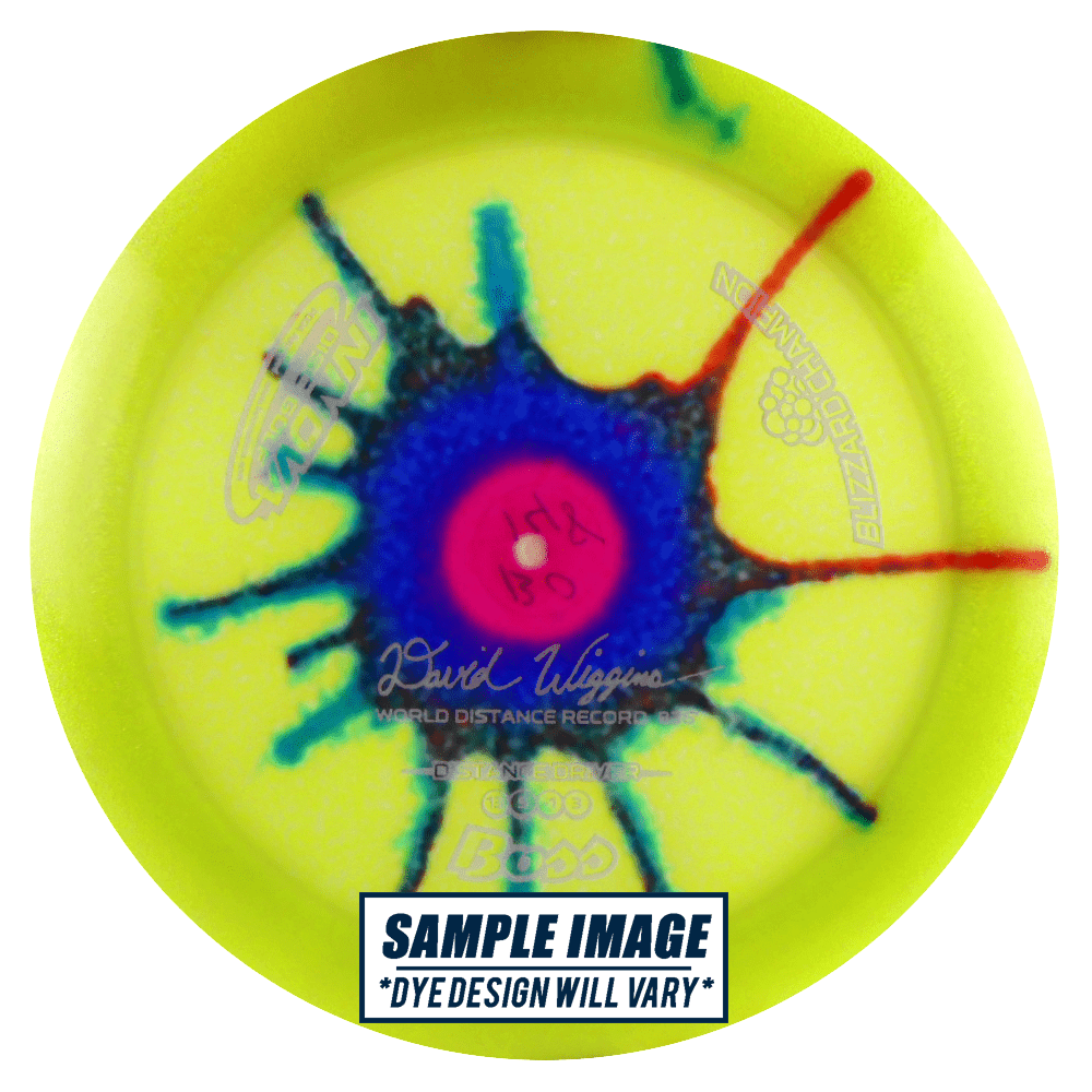 Innova Golf Disc Innova I-Dye Blizzard Champion Boss Distance Driver Golf Disc