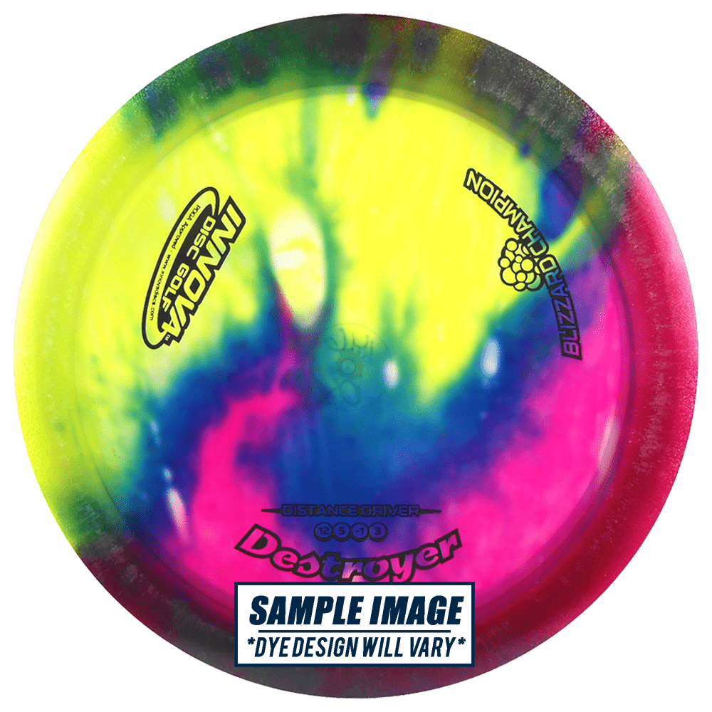 Innova Golf Disc Innova I-Dye Blizzard Champion Destroyer Distance Driver Golf Disc