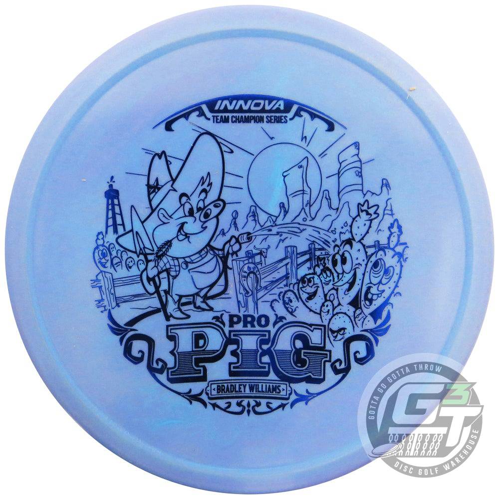 Innova Golf Disc 173-175g Innova Limited Edition 2022 Tour Series Bradley Williams Color Glow Pro Pig Putter Golf Disc