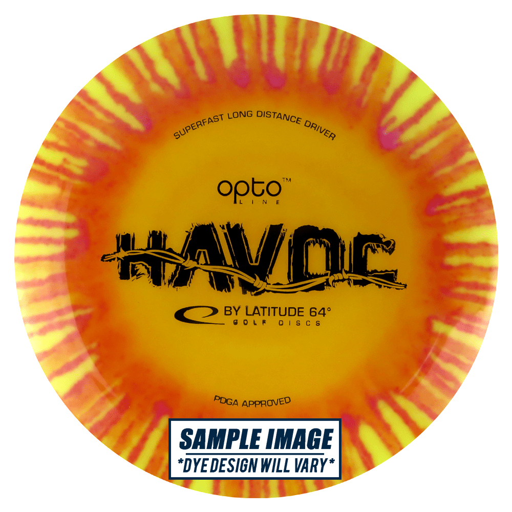 Latitude 64 Golf Discs Golf Disc Latitude 64 MyDye Opto Line Havoc Distance Driver Golf Disc