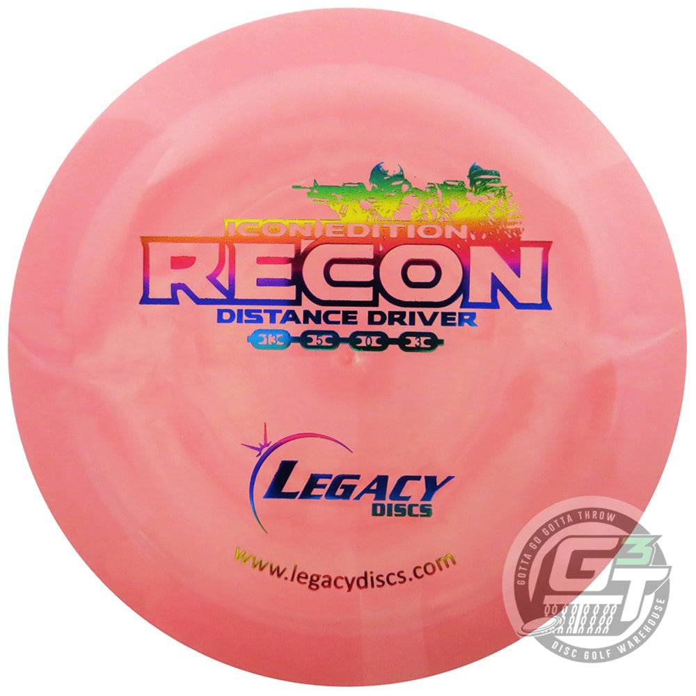 Legacy Discs Golf Disc Legacy Swirly Icon Recon Distance Driver Golf Disc