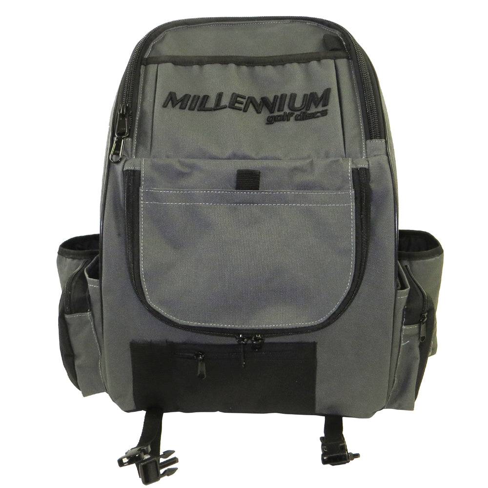 Millennium Golf Discs Bag Black / Gray Millennium Flak 4 Backpack Disc Golf Bag