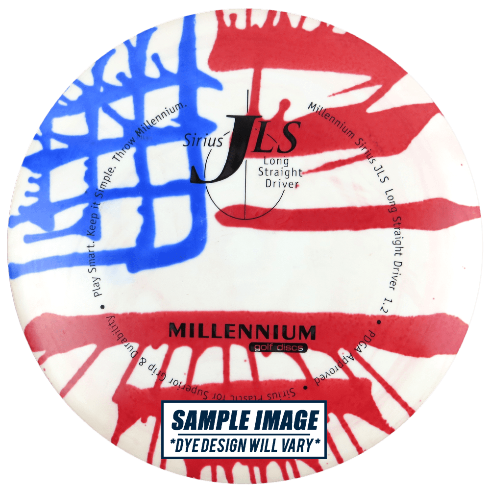 Millennium Golf Discs Golf Disc Millennium Tie-Dye Sirius JLS Fairway Driver Golf Disc