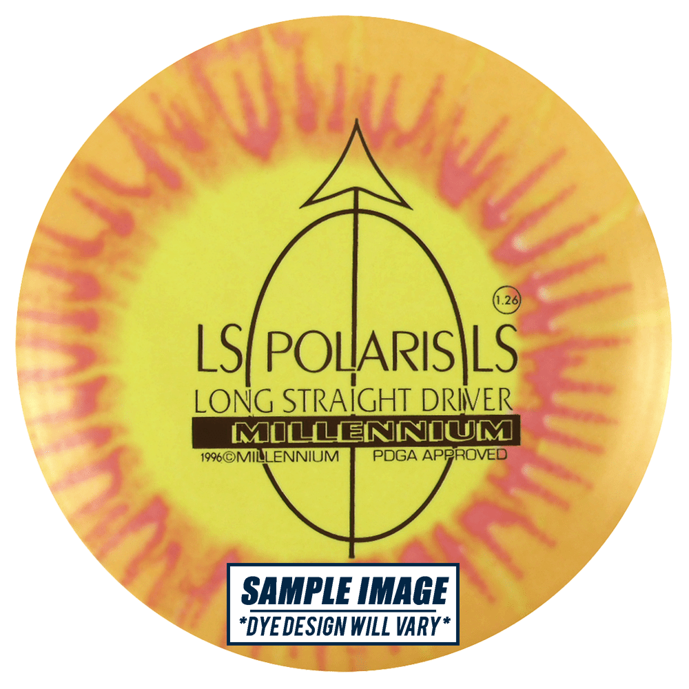 Millennium Golf Discs Golf Disc Millennium Tie-Dye Standard Polaris LS Fairway Driver Golf Disc