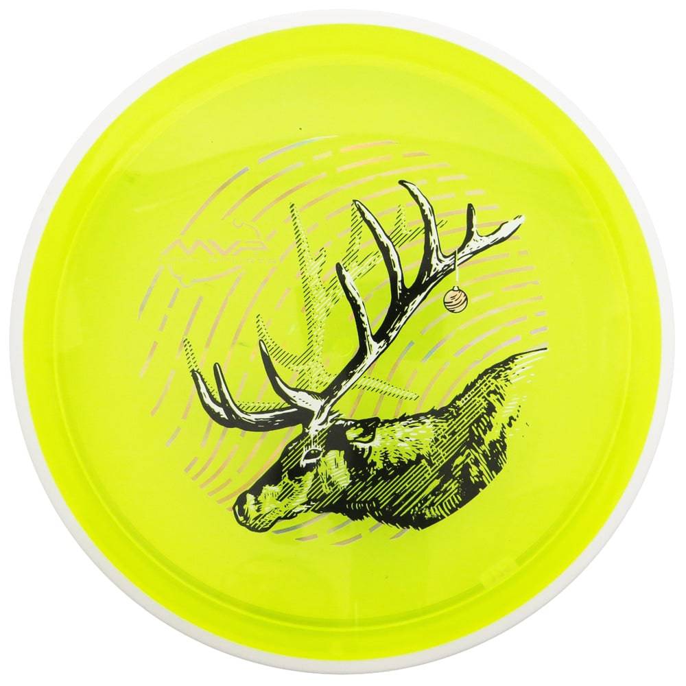 MVP Disc Sports Golf Disc MVP Limited Edition 2018 Holiday Eclipse Glow Proton Deflector Midrange Golf Disc