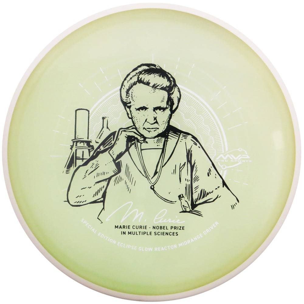 MVP Disc Sports Golf Disc MVP Special Edition Marie Curie Eclipse 2.0 Glow Proton Reactor Midrange Golf Disc