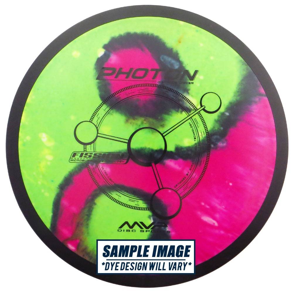 MVP Disc Sports Golf Disc MVP Tie-Dye Fission Photon Distance Driver Golf Disc