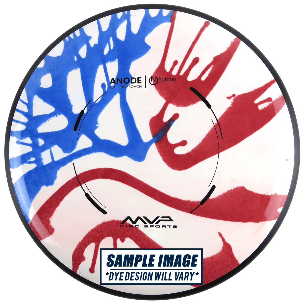 MVP Disc Sports Golf Disc MVP Tie-Dye Neutron Anode Putter Golf Disc