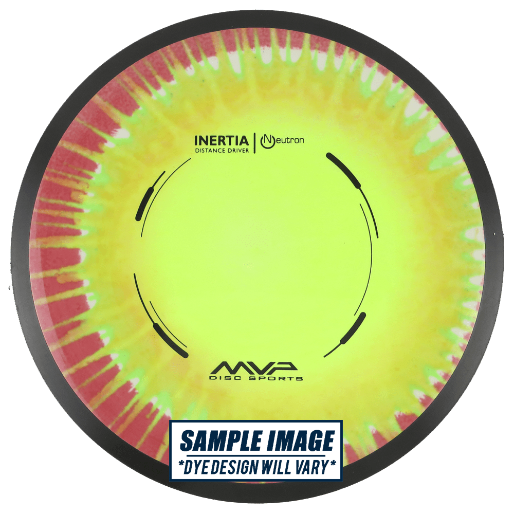 MVP Disc Sports Golf Disc MVP Tie-Dye Neutron Inertia Distance Driver Golf Disc