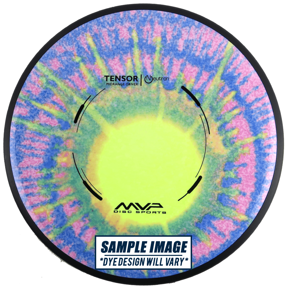 MVP Disc Sports Golf Disc MVP Tie-Dye Neutron Tensor Midrange Golf Disc