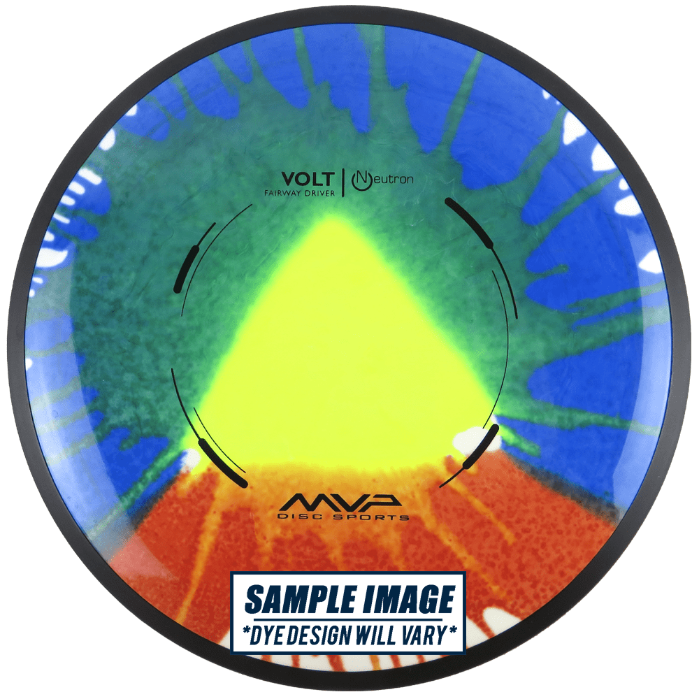 MVP Disc Sports Golf Disc MVP Tie-Dye Neutron Volt Fairway Driver Golf Disc