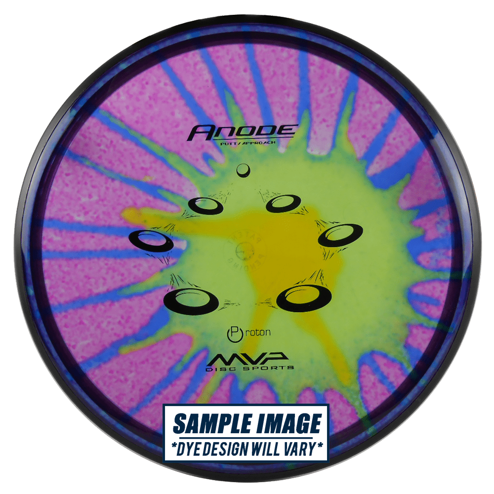 MVP Disc Sports Golf Disc MVP Tie-Dye Proton Anode Putter Golf Disc