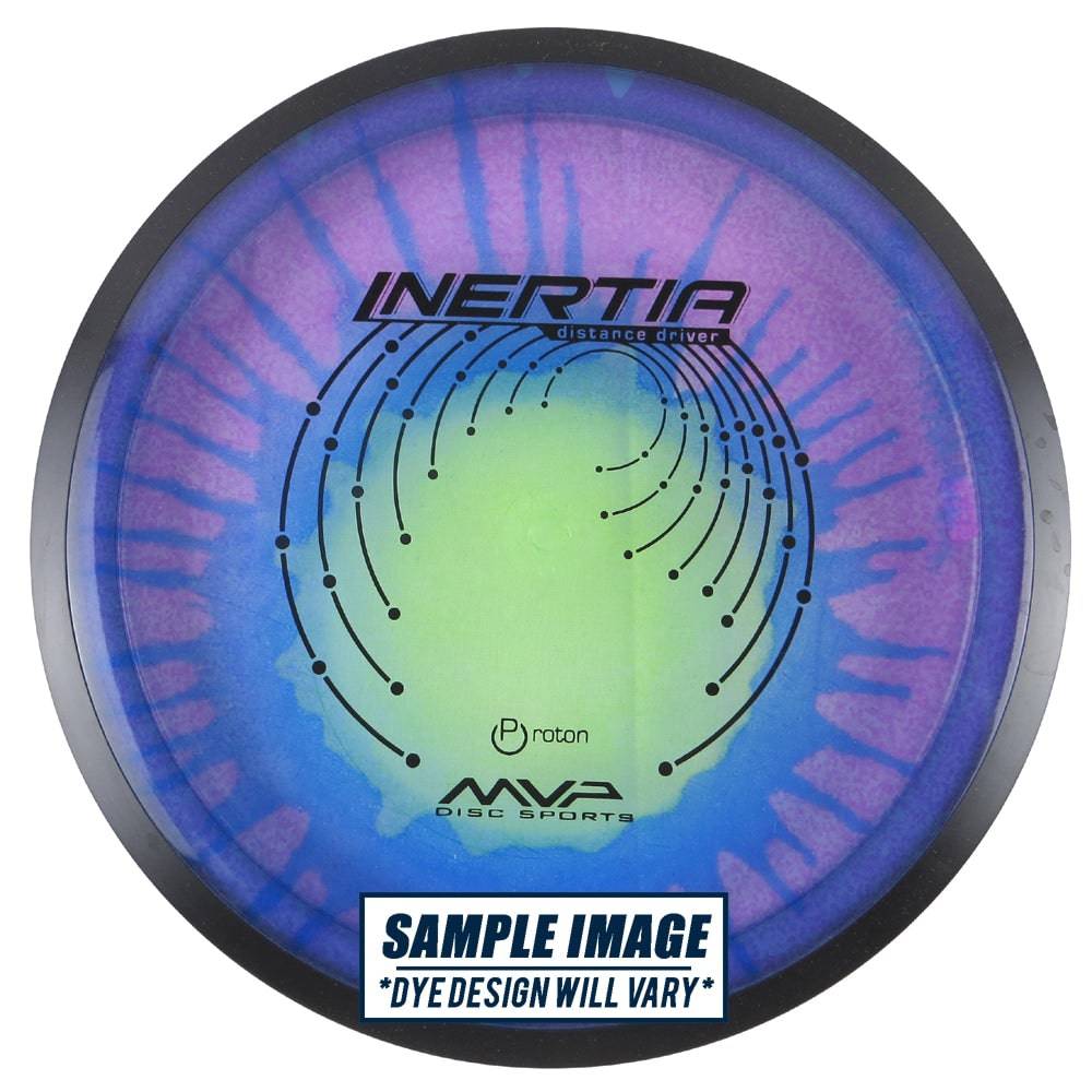 MVP Disc Sports Golf Disc MVP Tie-Dye Proton Inertia Distance Driver Golf Disc