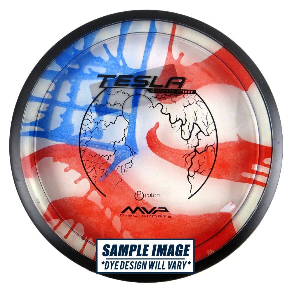 MVP Disc Sports Golf Disc MVP Tie-Dye Proton Tesla Distance Driver Golf Disc