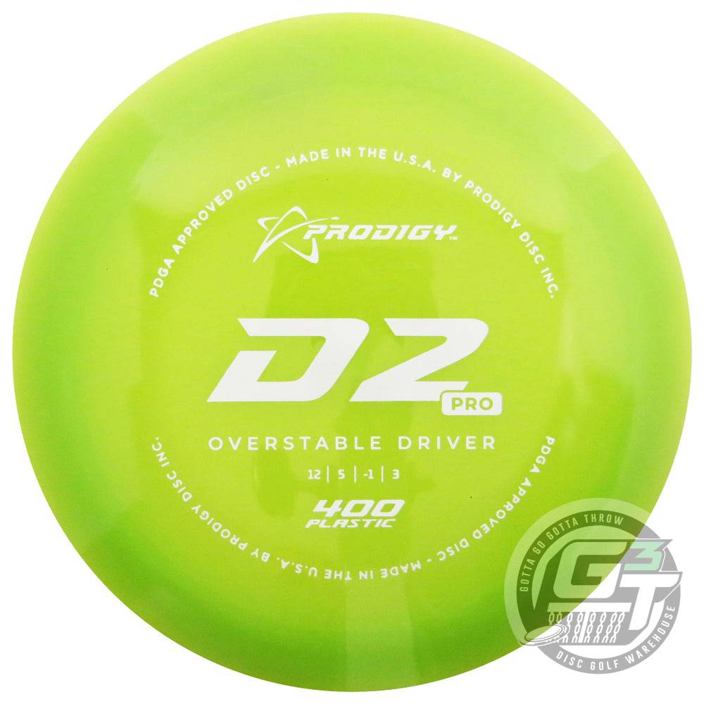 Prodigy Disc Golf Disc Prodigy 400 Series D2 Pro Distance Driver Golf Disc