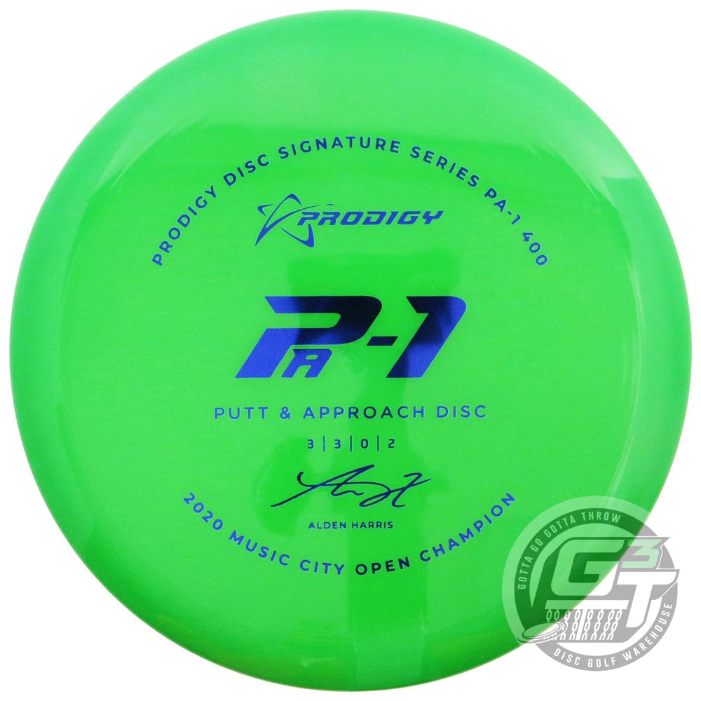 Prodigy Disc Golf Disc 170-174g Prodigy Limited Edition 2022 Signature Series Alden Harris 400 Series PA1 Putter Golf Disc
