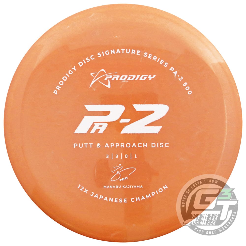 Prodigy Disc Golf Disc 170-174g Prodigy Limited Edition 2022 Signature Series Manabu Kajiyama 500 Series PA2 Putter Golf Disc